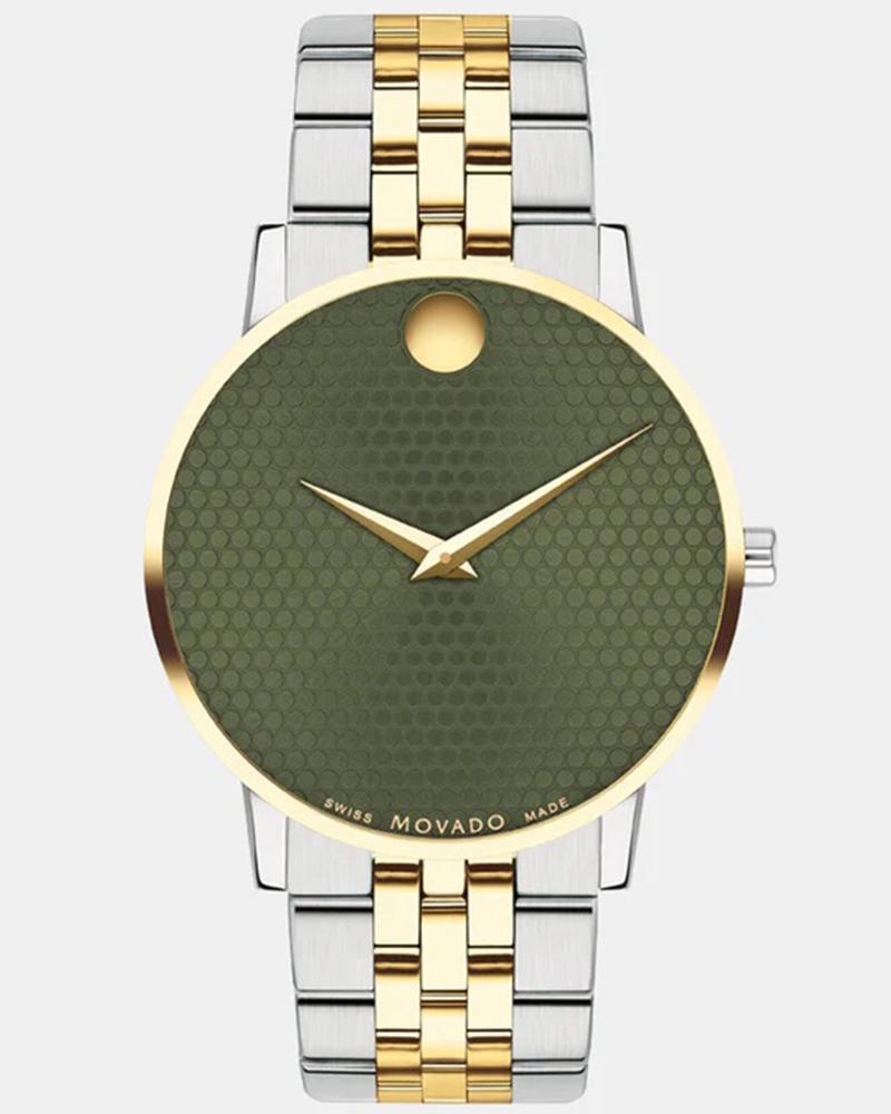 Movado Men MUSEUM Green Analog Watch SKU-ID 607849 Helios The