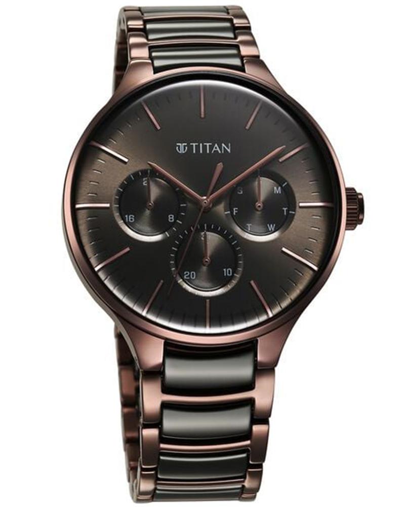 Wrist Best Watches Under 25k Titan Men CERAMIC FUSION Black Analog