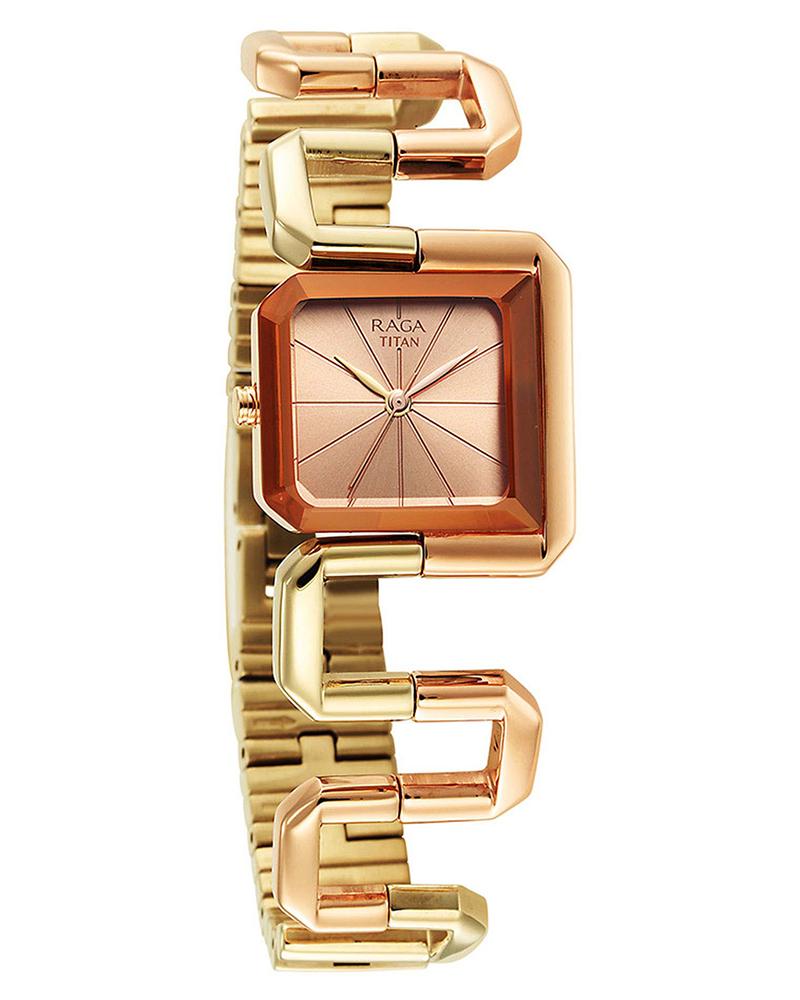 Buy Titan Raga Delight Round Dial Women Watch 95155KM01 Helios