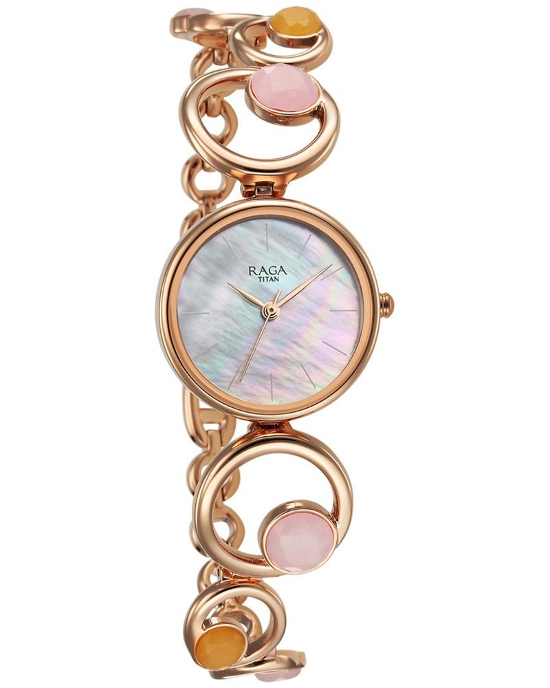 Titan Raga Women RAGA NEW YOU Mother Of Pearl Analog Watch SKU-ID