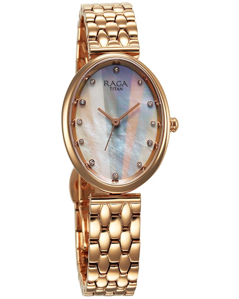 Titan Raga Women RAGA MEMOIRS Mother Of Pearl Analog Watch SKU-ID