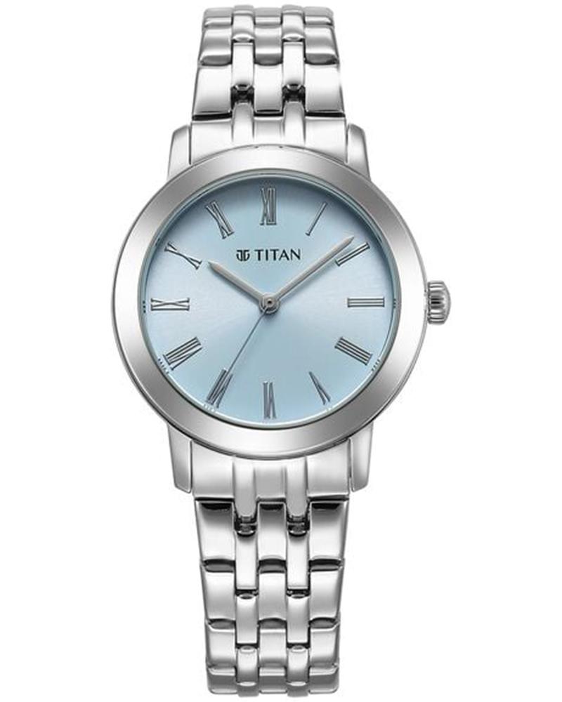 Titan Women Work mode ph i Round Blue Watches