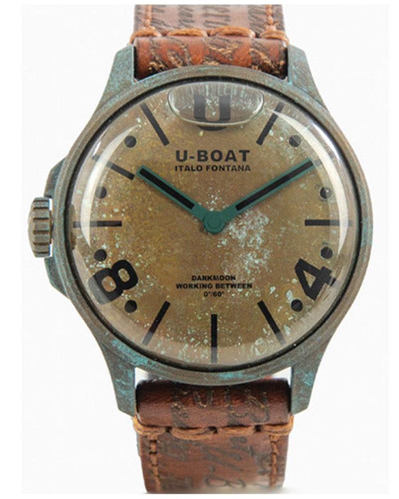 U Boat Unisex Darkmoon Brown Analog Watch SKU-ID 9600 Helios The