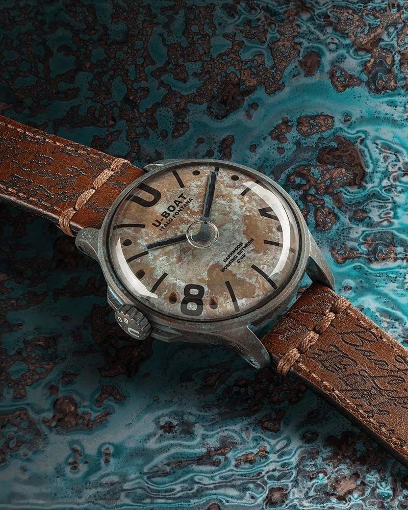 U Boat Unisex Darkmoon Brown Analog Watch SKU-ID 9600 Helios The