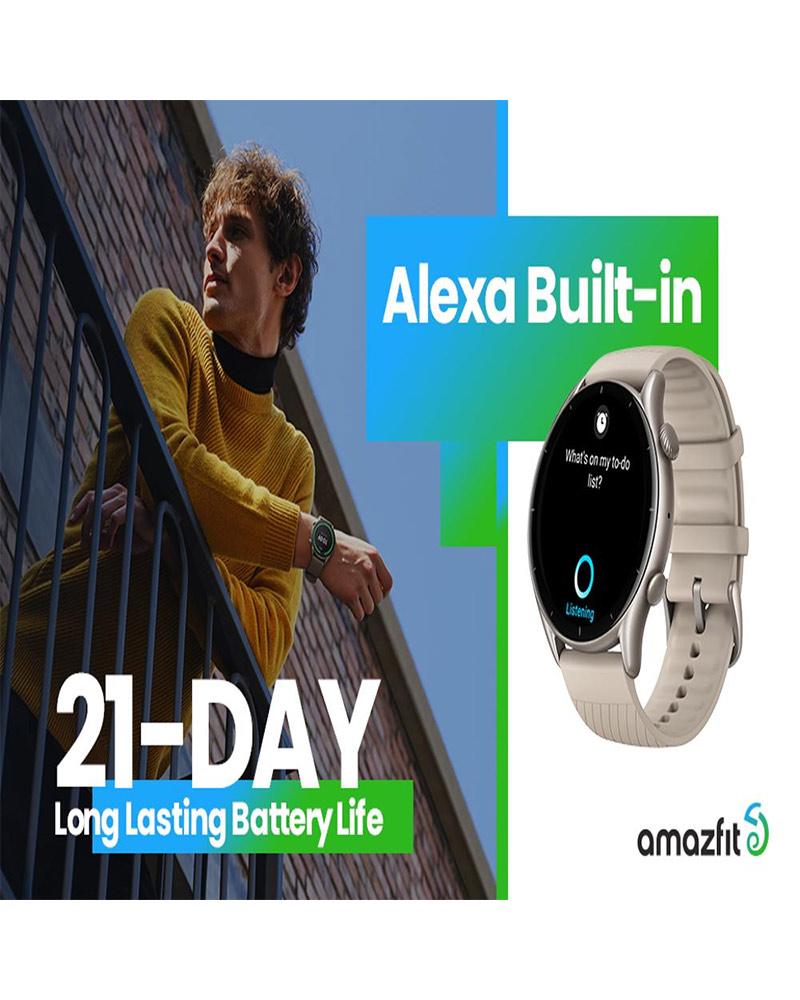 Amazfit Unisex GTS Round Grey Smartwatches