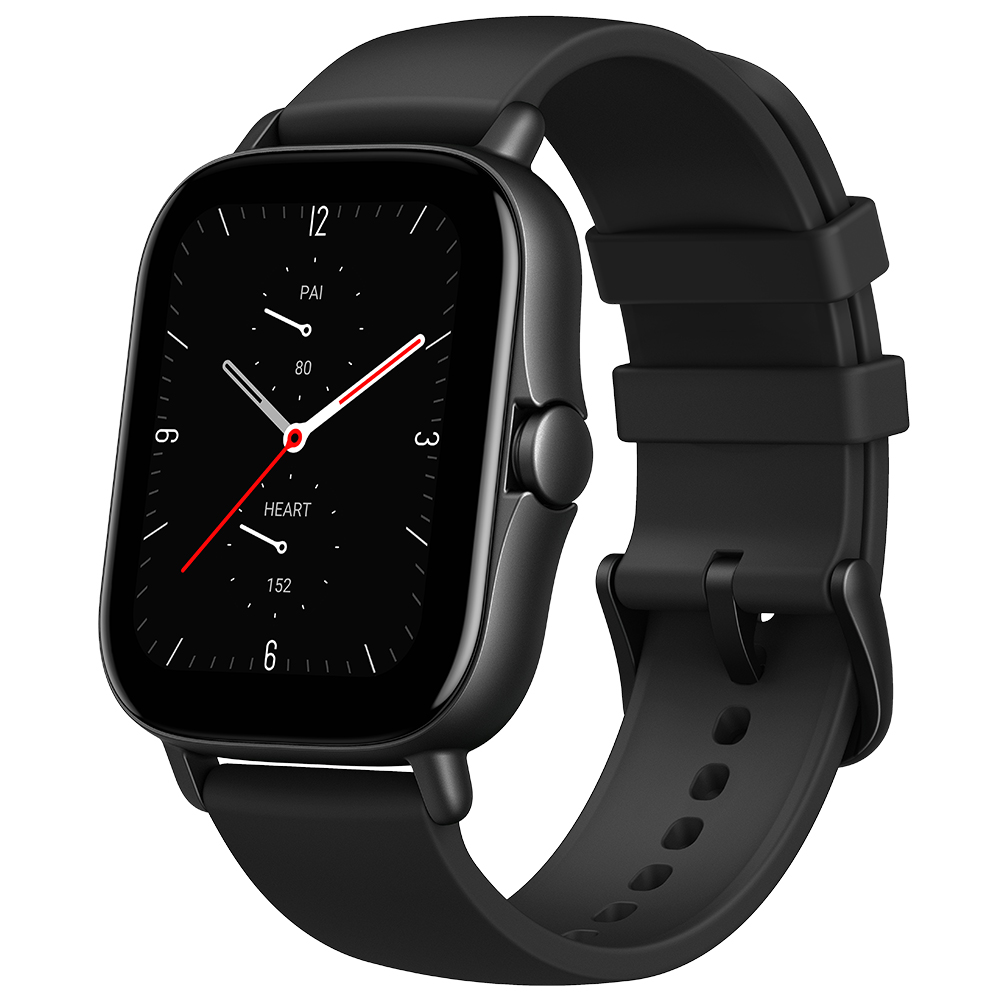 Amazfit Unisex GTS 2e Square Black Smartwatches