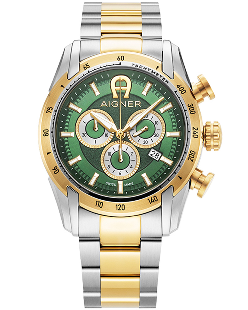 AIGNER 時計 L.U.C 1860 ルーセントスティール サーモン | ブランド腕時計