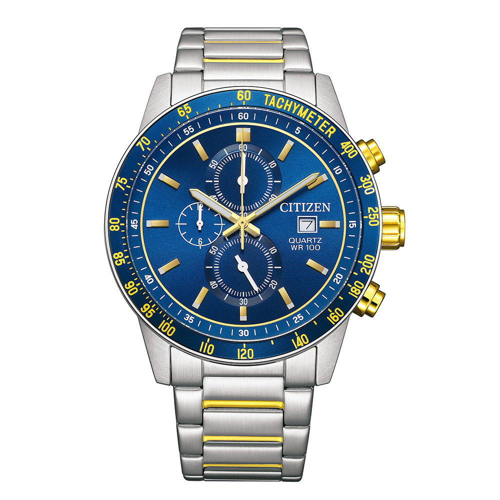Citizen Men QUARTZ CHRONOGRAPH Blue Analog Watch SKU-ID AN3684-59L