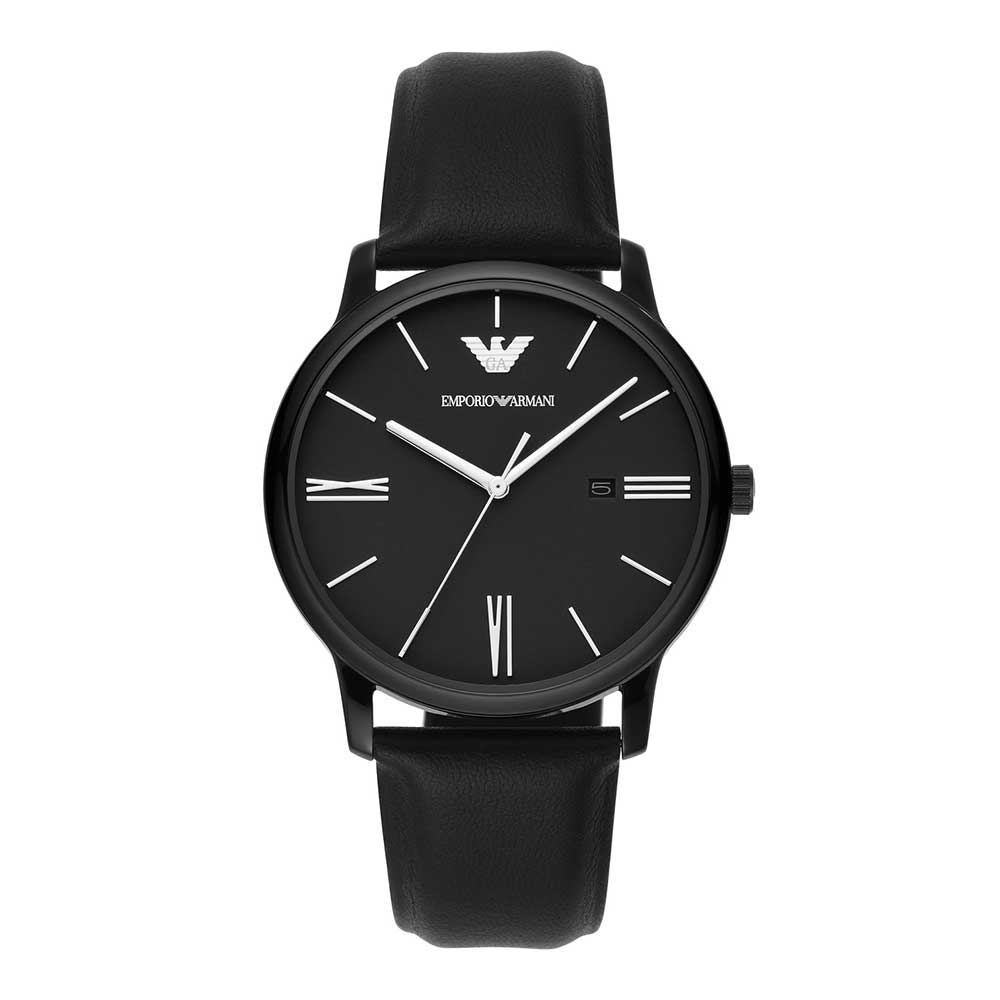 Buy Emporio Armani Leather Strap Material Watches Online In India At Best Prices The Helios Watch Store