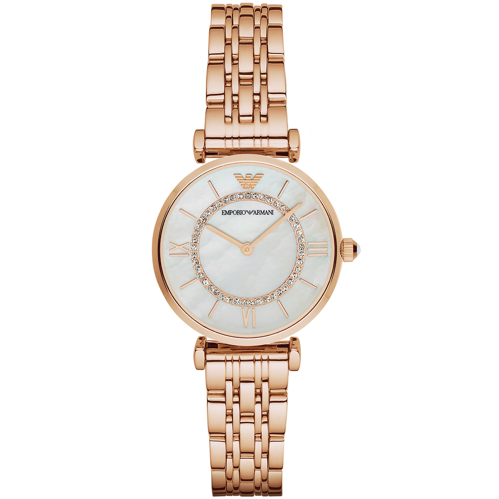 Gold womens armani watch hotsell