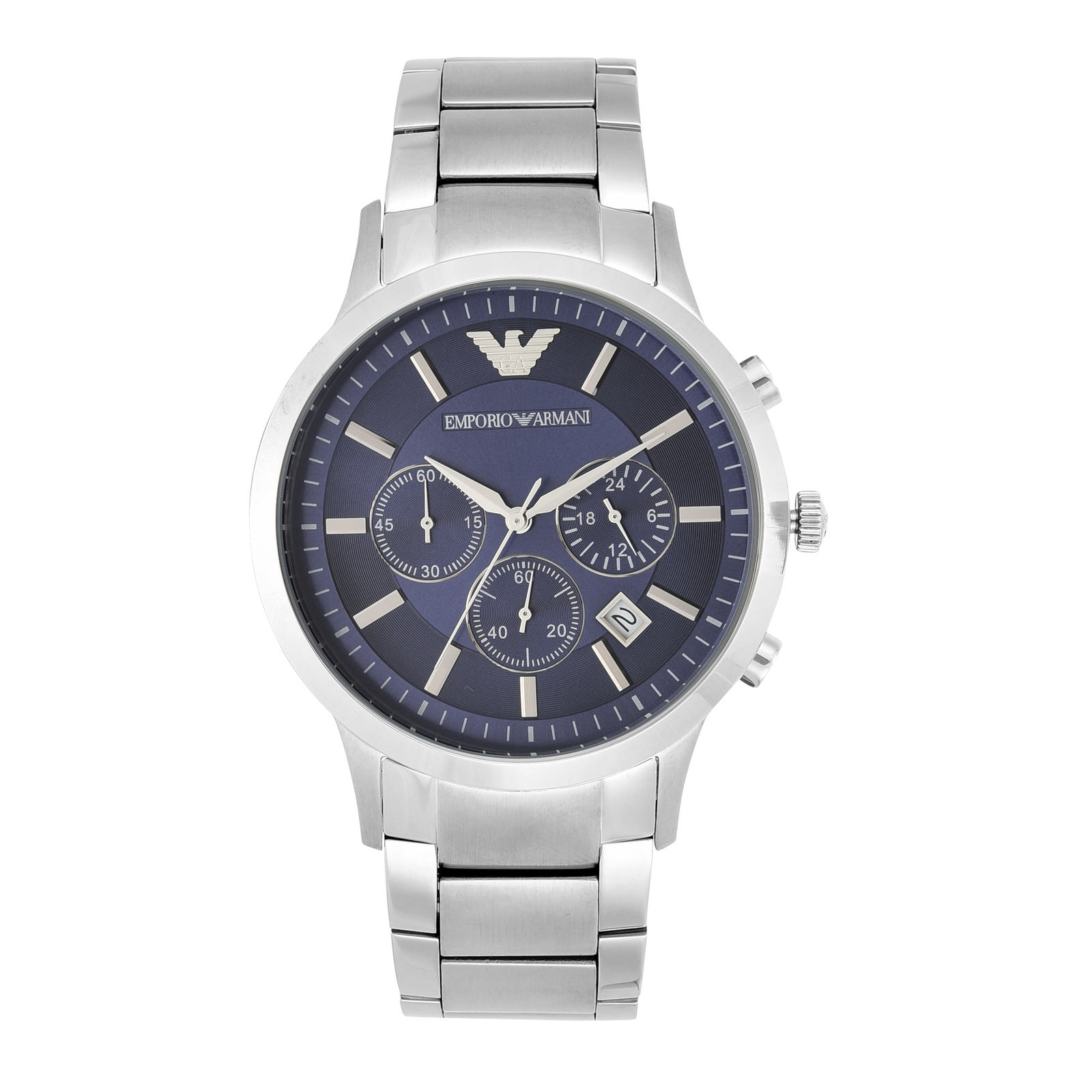 Emporio Armani Renato Round Dial Men AR2448 Helios Watch Store