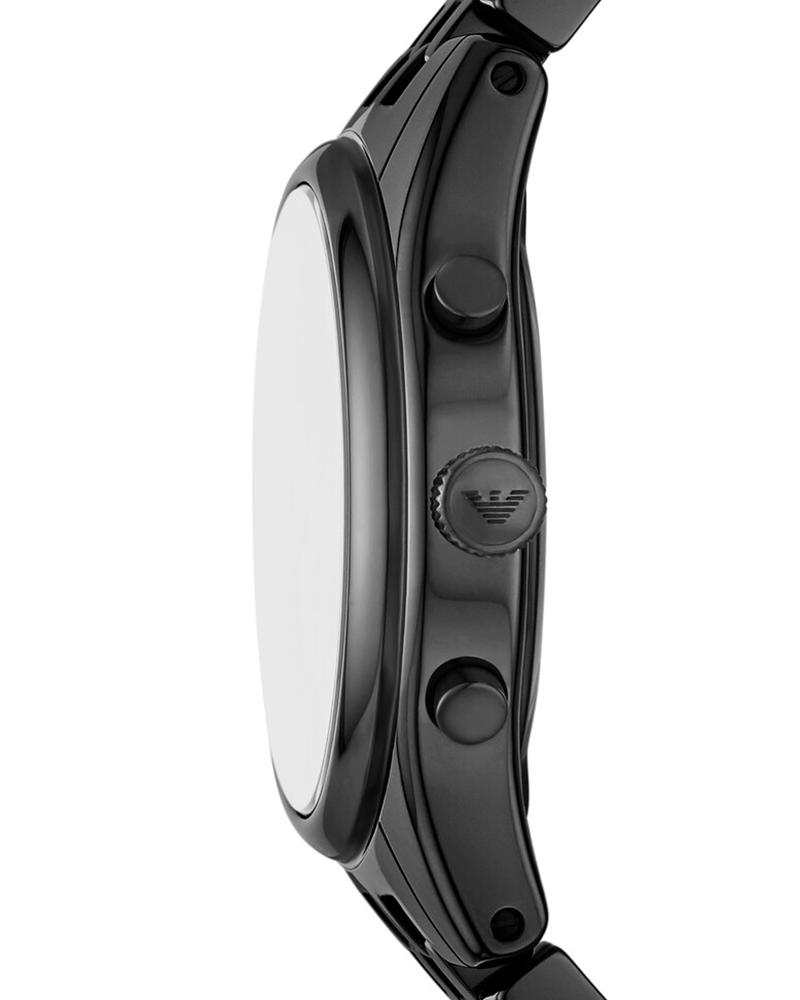 Emporio armani Men Antonio Round Black Watches