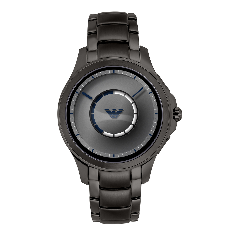 Buy Online Emporio Armani Men Round Black Smartwatches art5011 at Best Price Helios Store