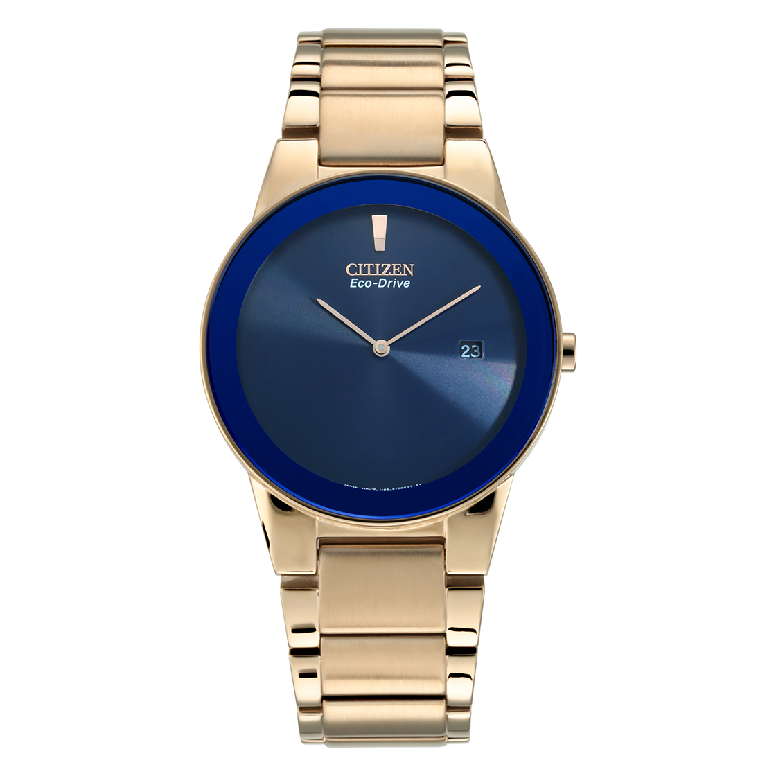 Buy Citizen AXIOM Round Eco drive Blue Dial Men Watch - AU1066-80L