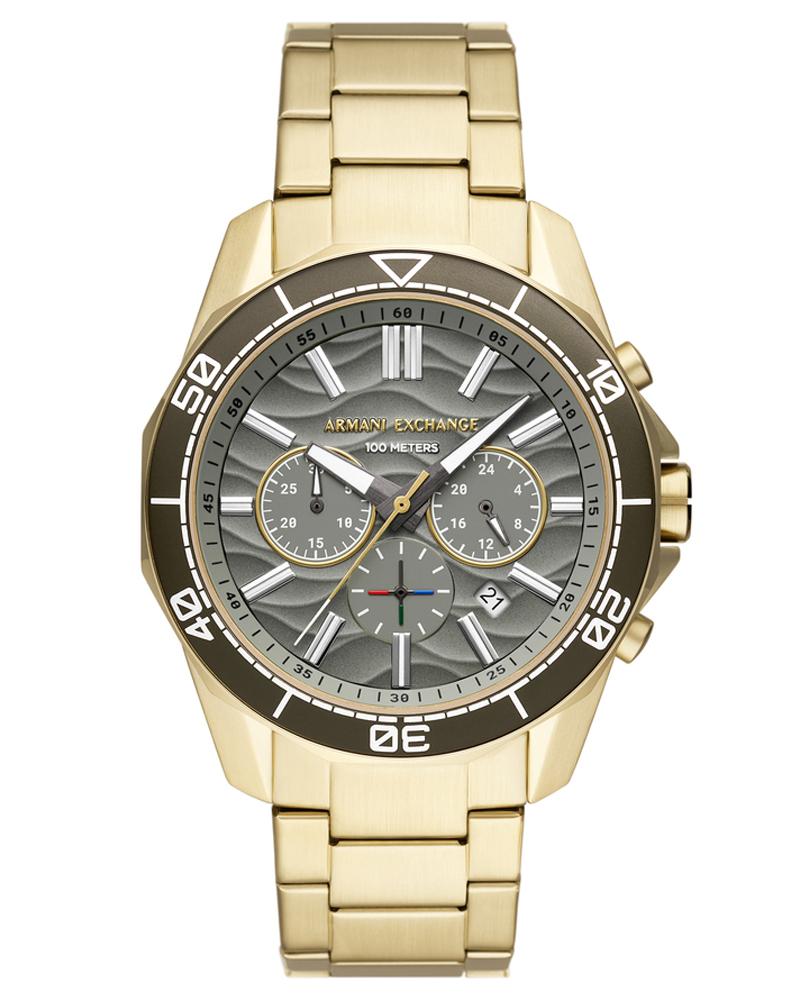 Armani Exchange Men SPENCER Green Chronograph Watch SKU-ID AX1970