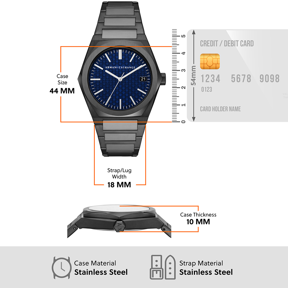 Armani Exchange Geraldo Round Dial Men - AX2811 Helios Watch