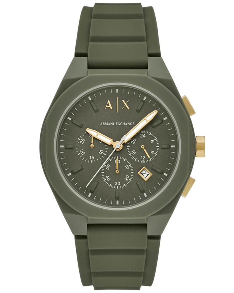 Armani exchange Men Rafael Round Green Watches