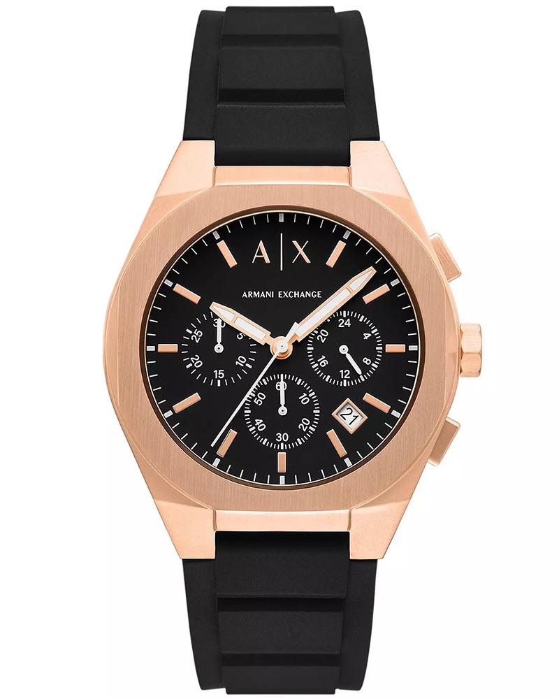 Armani Exchange Men RAFAEL Black Analog Watch SKU-ID AX4190