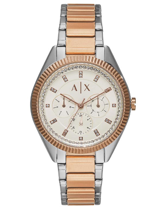 Armani Exchange Women LADY GIACO Cream Analog Watch SKU-ID AX5662
