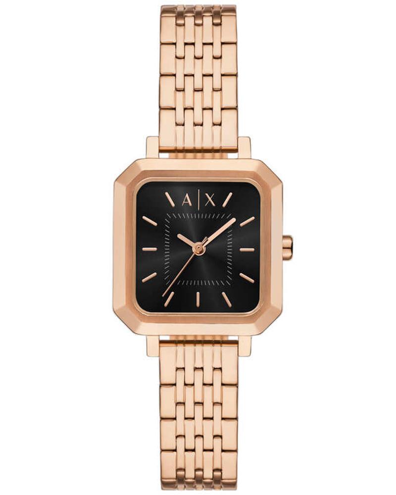 Armani exchange Women Rectangular Black Watches