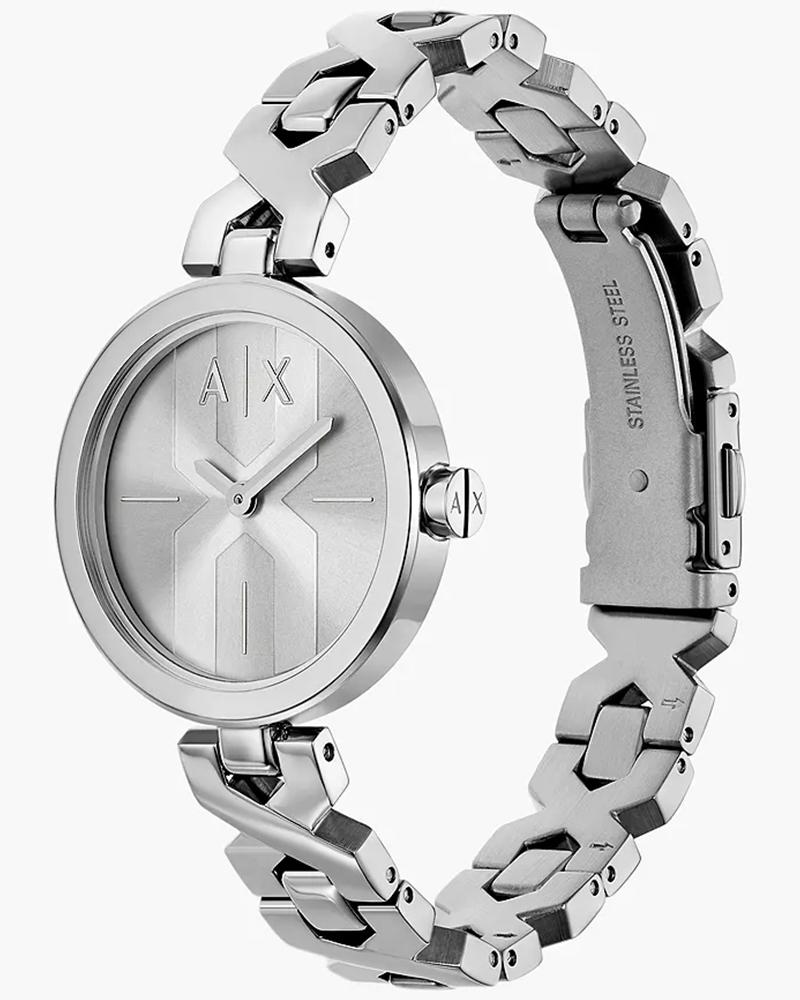 Stainless Steel Ava Smart Watch Armani Exchange Women AVA Silver