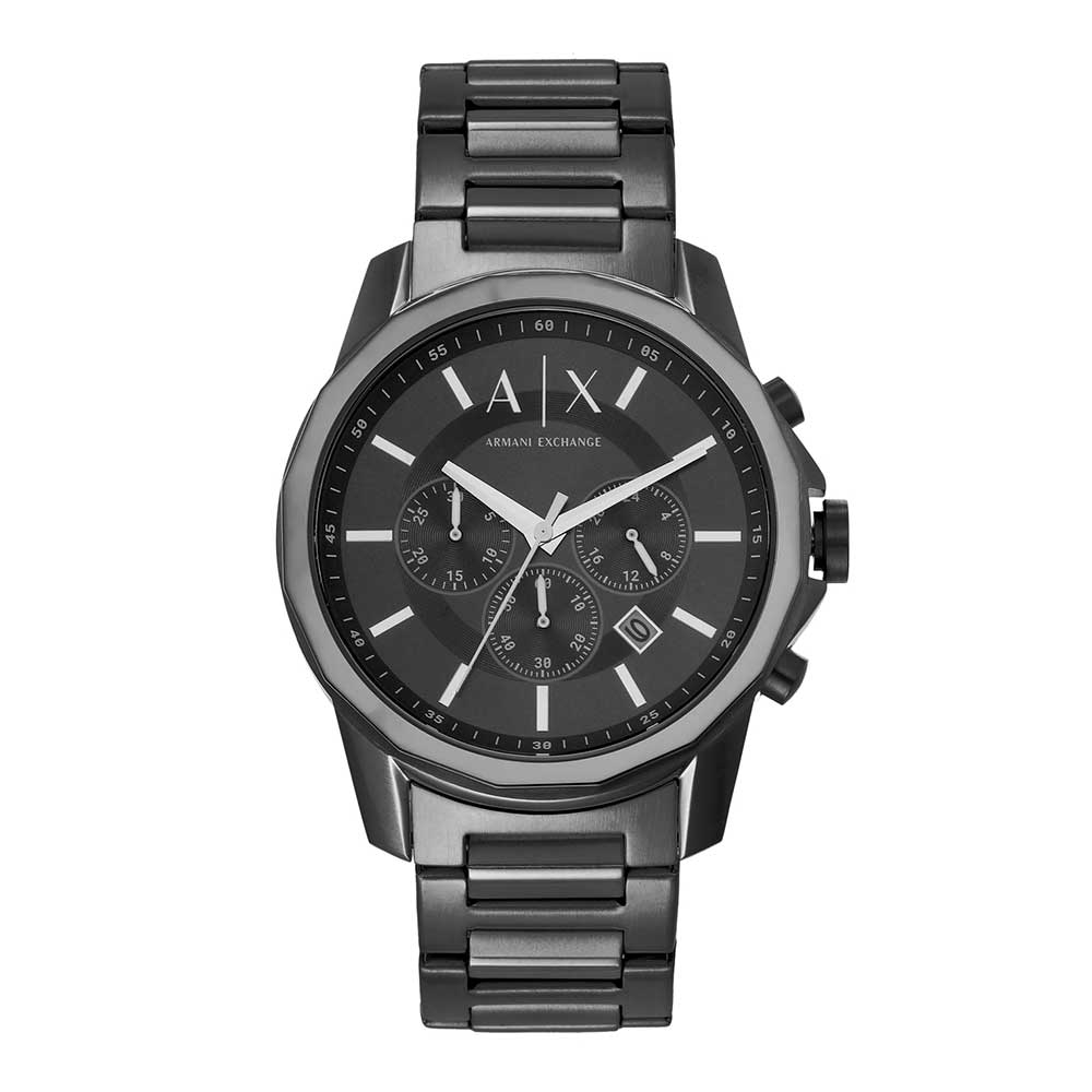 Armani exchange black best sale