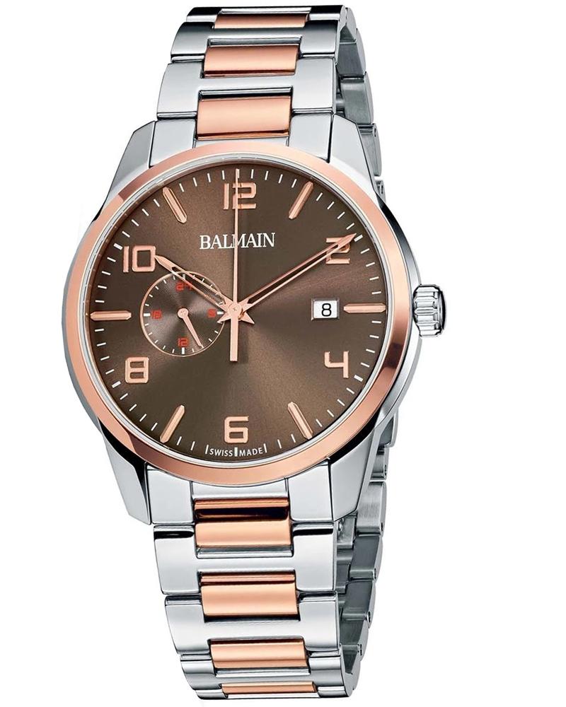 Balmain Men MADRIGAL GMT 24H Brown Analog Watch SKU-ID B14883354