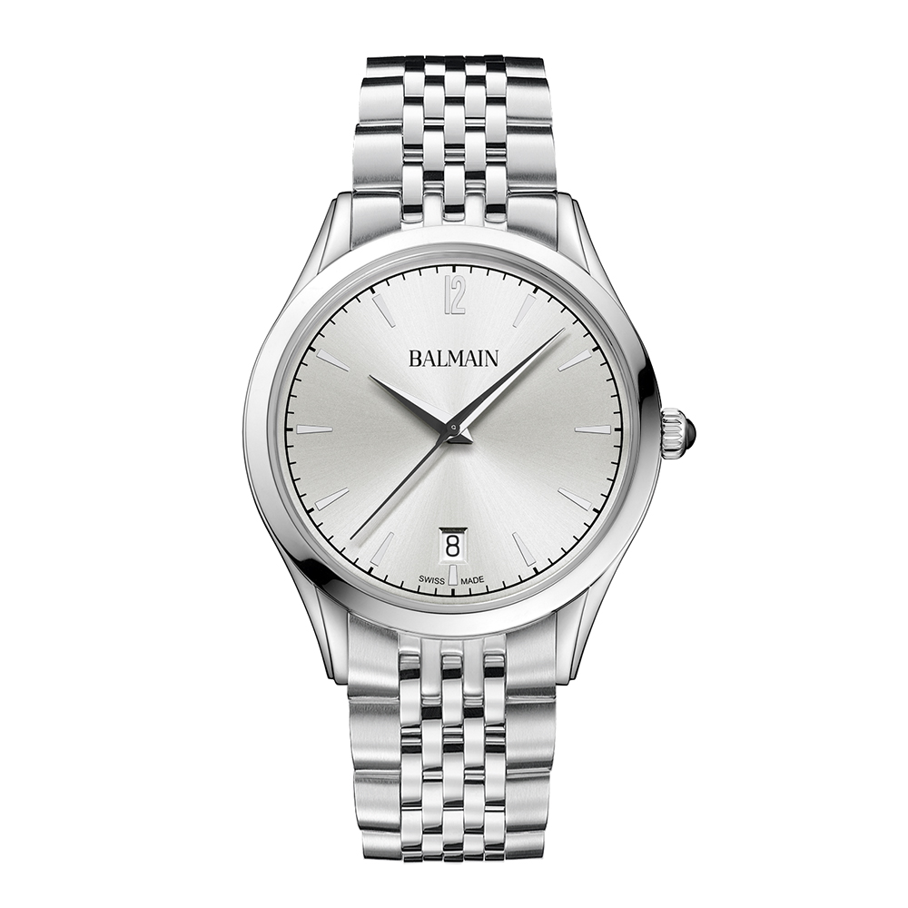 Balmain Men Gent Round Silver Watches