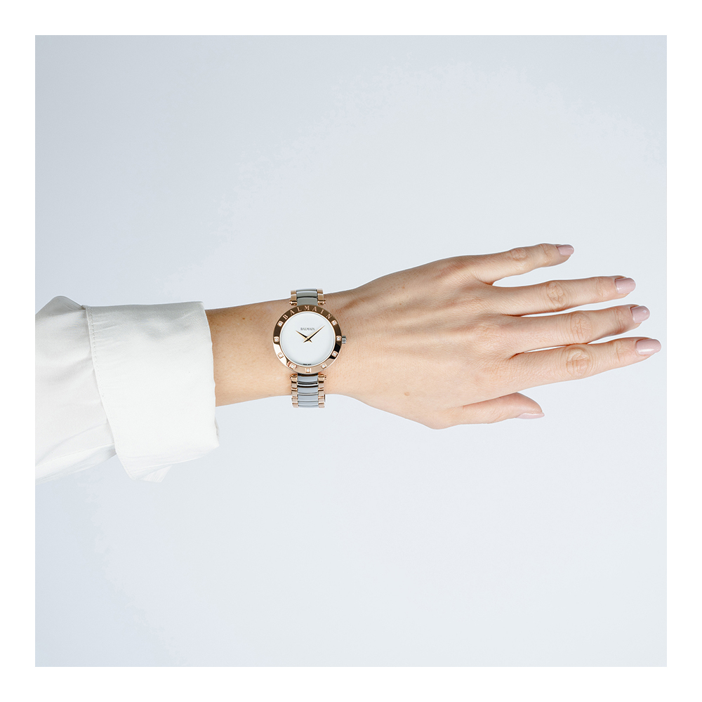 Balmain Women Bijou Round White Watches