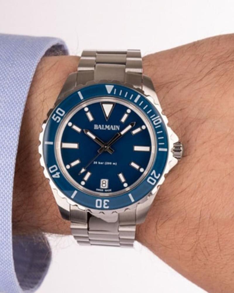 Balmain Men OPHRYS Blue Analog Watch SKU-ID B43413395 | Helios The