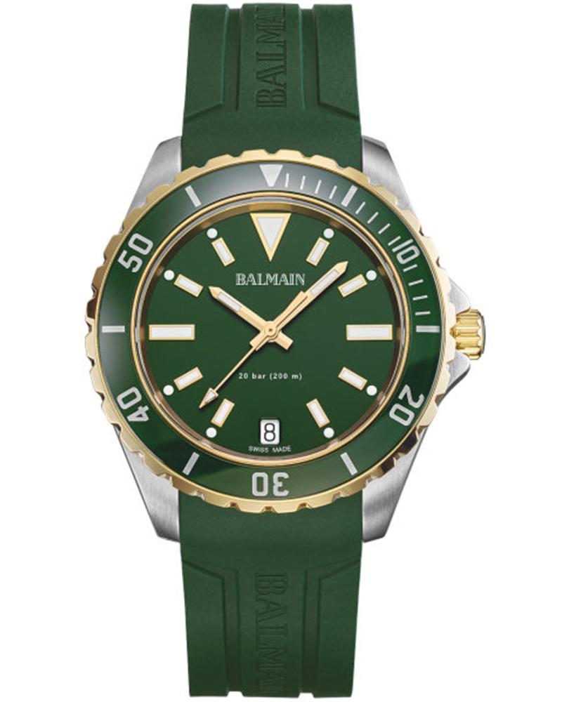 Balmain Men OPHRYS Green Analog Watch SKU-ID B43429275 | Helios