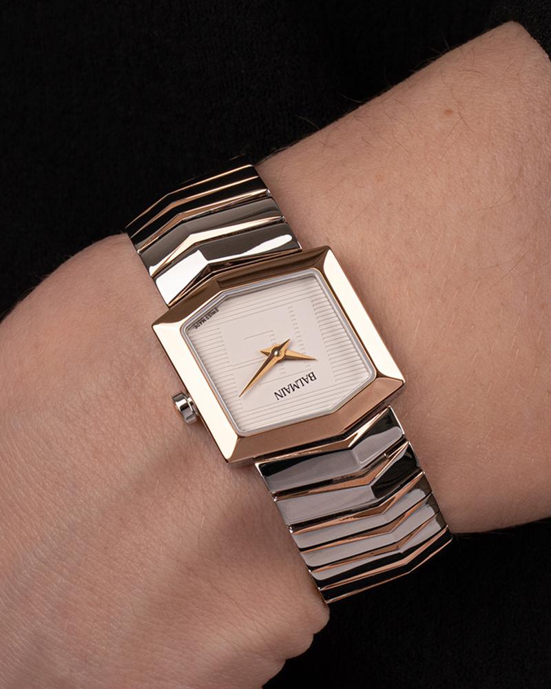 Balmain Women Taffetas White Analog Watch SKU-ID B46583328