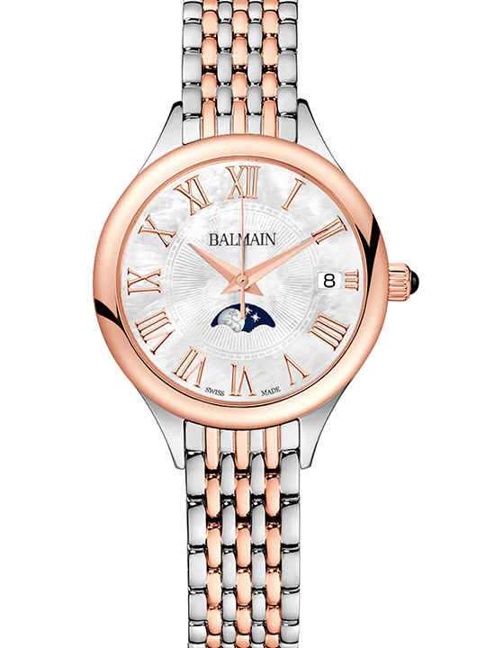 BALMAIN PARIS スモセコ＆アラベスクダイアル スイス製 腕時計 Balmain Women BALMAIN DE BALMAIN White Analog Watch SKU-ID