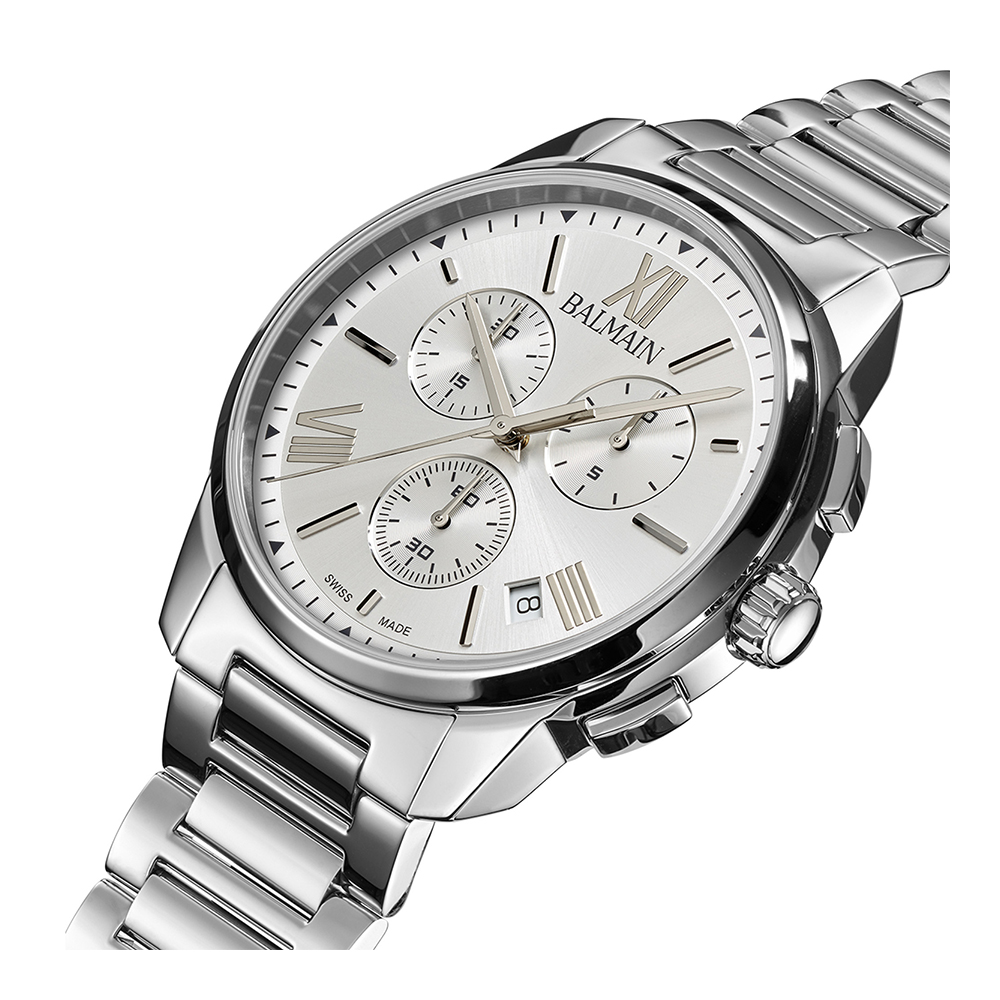 Balmain Men MADRIGAL Silver Analog Watch SKU-ID B74813322 Helios