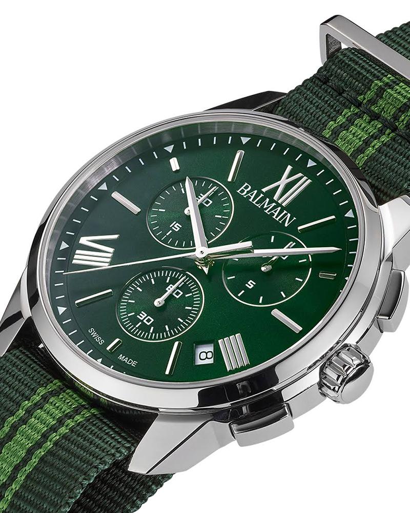 Balmain Men MADRIGAL Green Analog Watch SKU-ID B74819272 | Helios