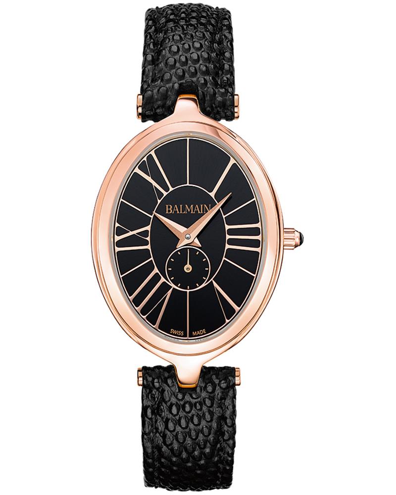 BALMAIN バルマン 腕時計 自動巻き スイス製 レディース 女性 ブラック Balmain Women HAUTE ELEGANCE OVAL Black Analog Watch SKU-ID