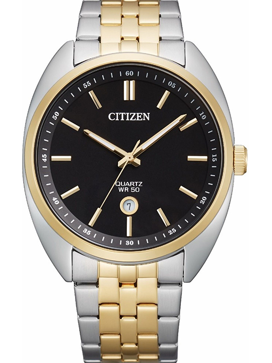 Citizen Men Quartz Round Black Watches - Main Image