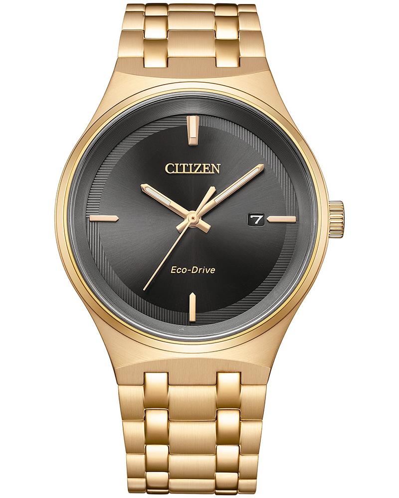 Citizen Men Axiom Black Analog Watch SKU-ID BM7653-50E Helios