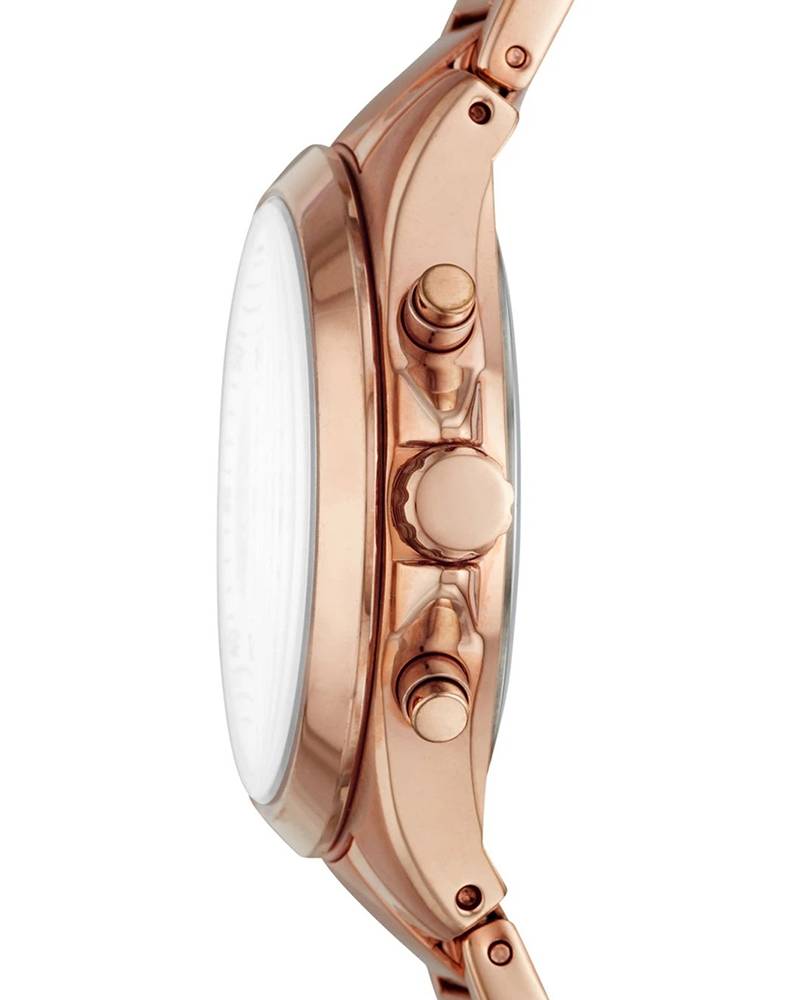 Fossil Women MODERN COURIER MIDSIZE Rose Gold Chronograph Watch