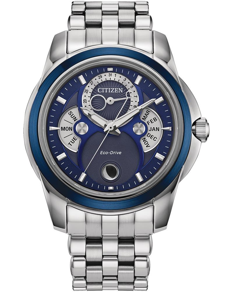 Citizen Men Calendrier Round Blue Watches