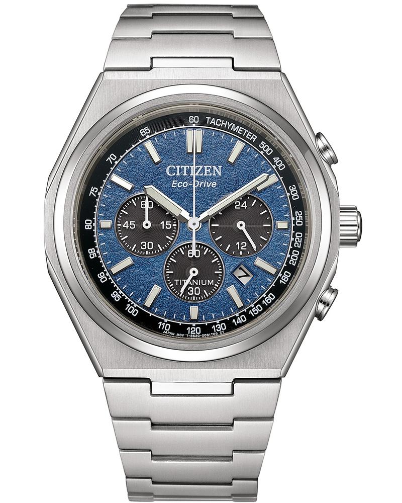 Citizen Men Zenshin-Eco Drive blue Analog Watch SKU-ID CA4610-85L