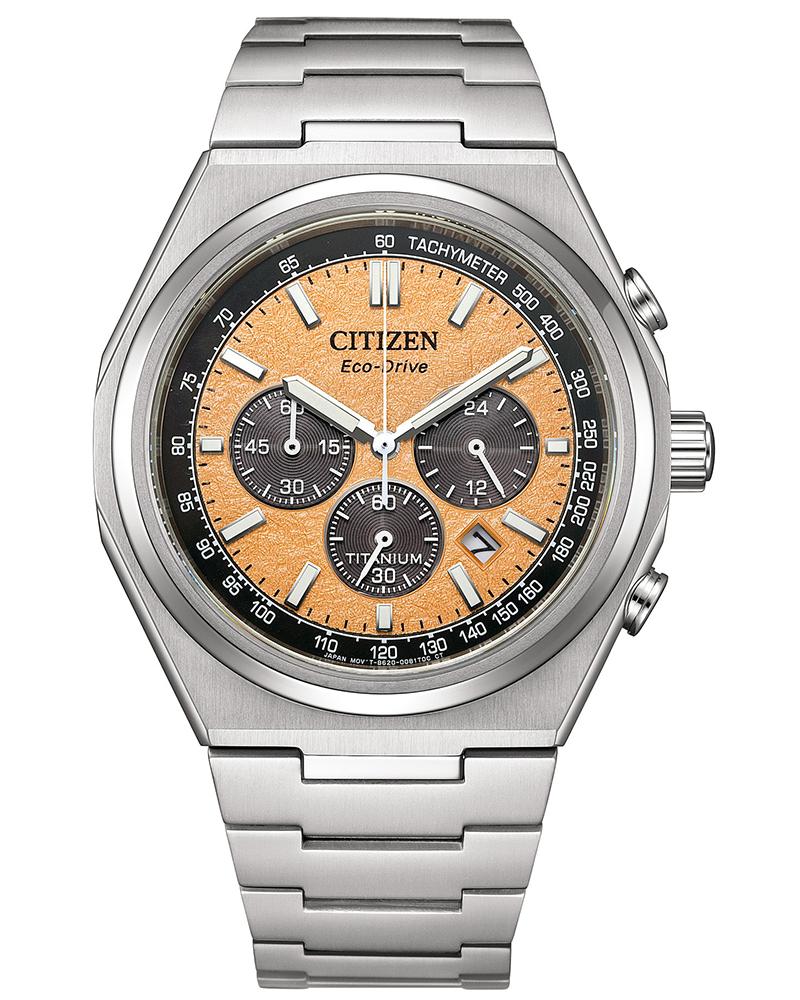 Citizen Men ZENSHIN Orange Analog Watch SKU-ID CA4610-85Z | Helios