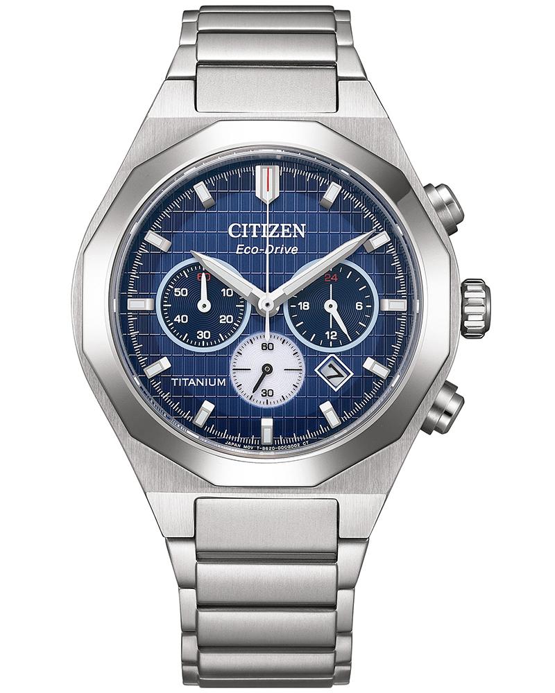 Citizen Men Zenshin-eco drive Round Blue Watches