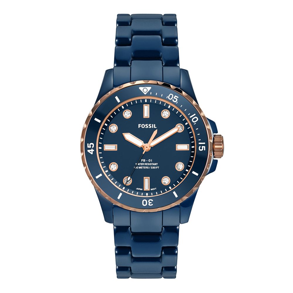 Fossil Fb-01 Round Men Watch CE1125 Helios Watch Store