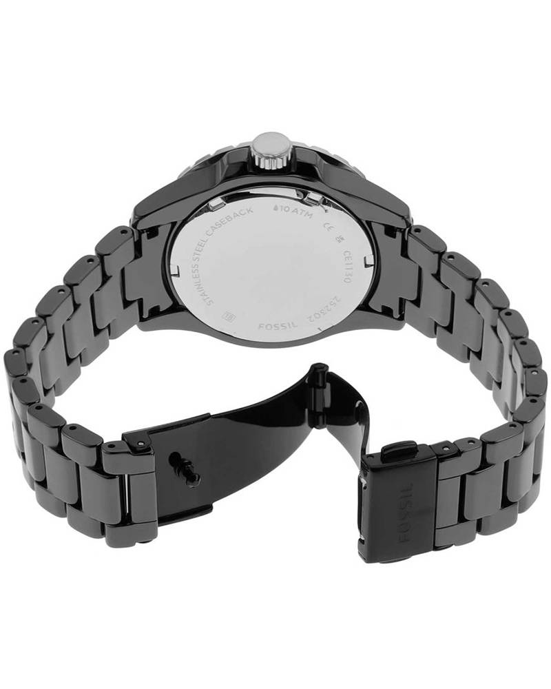 Fossil Women FB-01 Black Analog Watch SKU-ID CE1130 Helios The