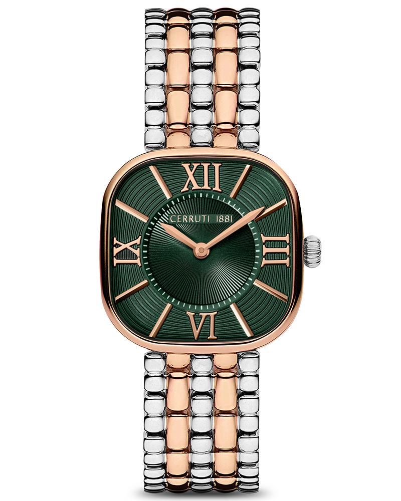 Cerruti 1881 Women SS25 Green Multifunction Watch SKU-ID Cerruti 1881 Women SS25 Green Multifunction Watch SKU-ID