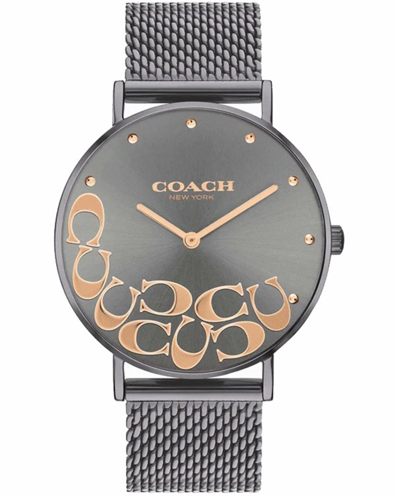 Coach Women Round Silver Watches