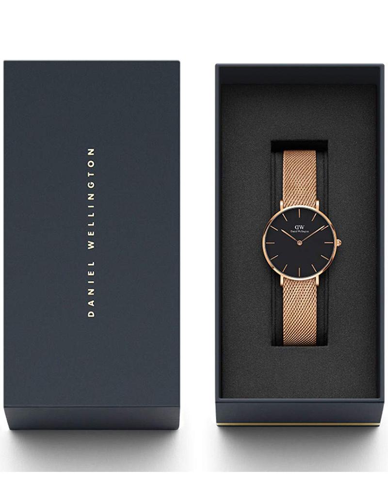 Daniel Wellington 腕時計 PETITE MELROSE 32 DW00100161 Petite Melrose - Women's mesh strap watch in Rose Gold | DW