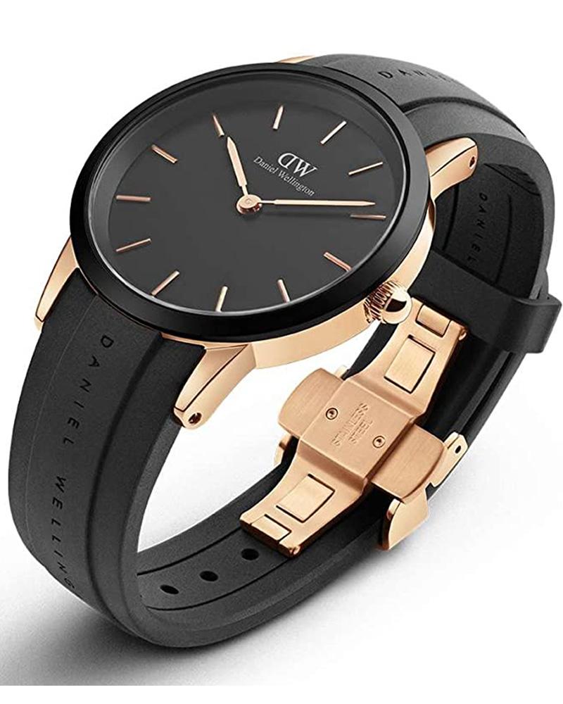 Daniel Wellington Men Iconic Link Motion Black Analog Watch SKU-ID