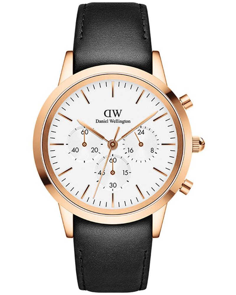 Daniel Wellington Men ICONIC Rose Gold Analog Watch SKU-ID